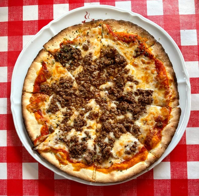 Pizza Boloñesa Casera