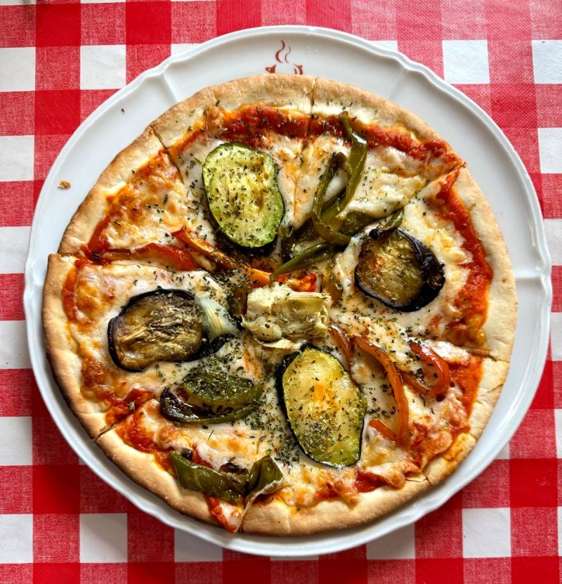 Pizza Vegetariana Casera