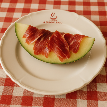 Melón con jamón de Parma